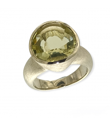 Anillo Cuarzo Limón
