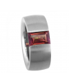 Rhodolite Ring Baguette