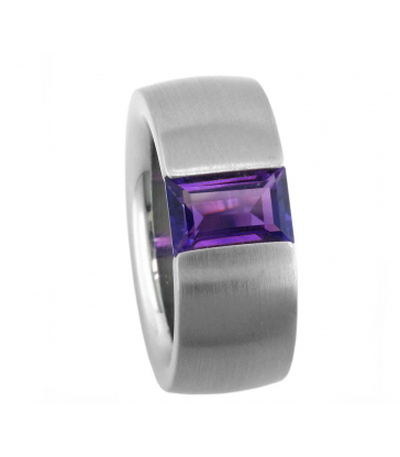 Anillo Rodolita Baguette